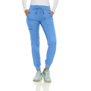 Medichic Women's Stretch Six Pocket Cargo Jogger Scrub Pants - 1 of 4
