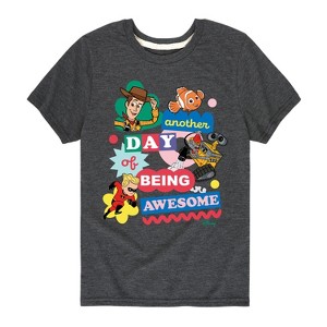 Boys' - Disney - Another Day Of Being Awesome Short Sleeve Graphic T-Shirt - 1 of 4