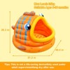 Inflatable Baby Pool with Shade, Kids Blow Up Pool with Canopy, Kiddie Pool for Indoor Outdoor Summer Swimming Floats for Toddler 3-48 Months - 2 of 4
