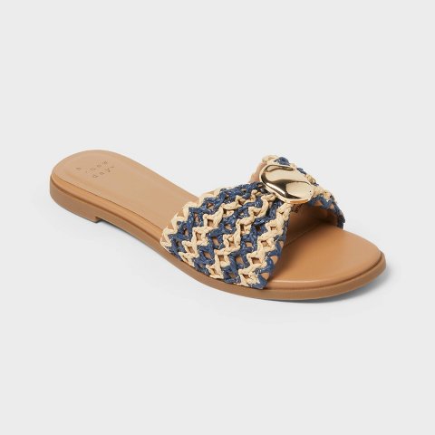 Женские сандалии A New Day Women’s Kalina Sandals with Memory Foam Insole - A New Day™ Blue 7