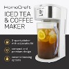 HomeCraft HCIT3WS6A 3-Quart White Stainless Steel Cafe Ice Iced Coffee and Tea Brewing System - image 2 of 4