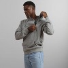 Men's Double Zipper Pullover Hooded Sweatshirt - image 3 of 4