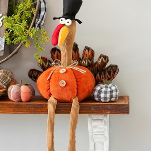 Evergreen Plush Turkey Table Decor - 1 of 4