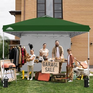 EAGLE PEAK Pop Up Canopy Tent with 1 Sidewall, Easy Setup Event Tent - 1 of 4