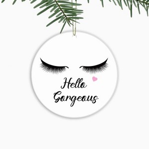 Lashes Ornaments Christmas Ornament Xmas Tree Hanging Decor Keepsake Collectible Gift - 1 of 4