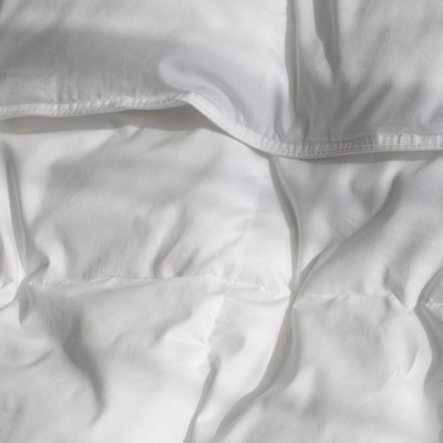 Twin White Cotton All Season Duvet Comforter