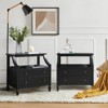 Bernadette 2 - Drawer Nightstand with Built-In Outlets Set of 2|Hulala Home - 3 of 4