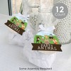 Big Dot of Happiness Woodland Creatures - Baby Shower or Birthday Party Clear Goodie Favor Bags - Treat Bags With Tags - Set of 12 - image 2 of 4