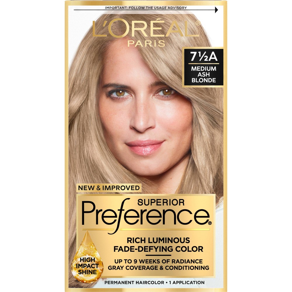 Photos - Hair Dye LOreal L'Oreal Paris Superior Preference Fade-Defying Color + Shine System - 10 f 