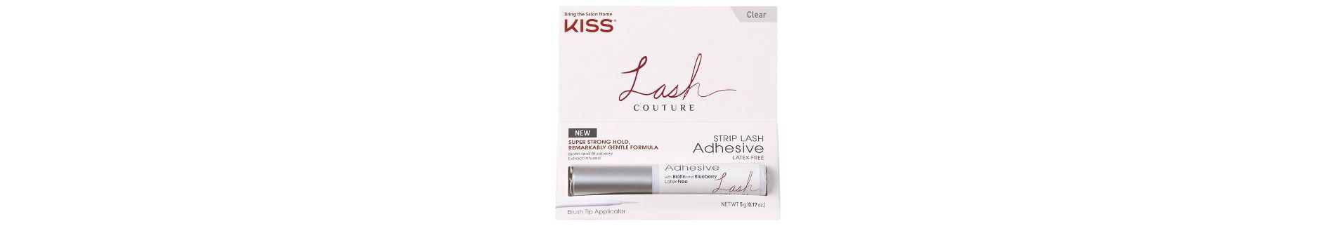 KISS Products Lash Couture Super Strong False Eyelashes Adhesive - Clear - 0.17oz