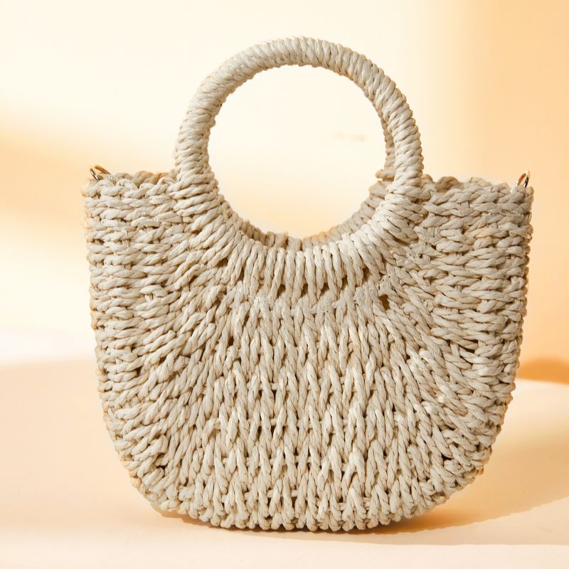 Women's Ring Handle Straw Bag - Cupshe, 5 of 9