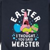 Men's - SpongeBob Squarepants - Easter Weaster Graphic Fleece Sweatshirt - 2 of 4