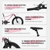 Tramull 20in Shock-Absorbing Front Fork, V-Brakes, and Rugged Mountain Tires – Adventure-Ready Toy Bike for Boys,Girls - 3 of 4