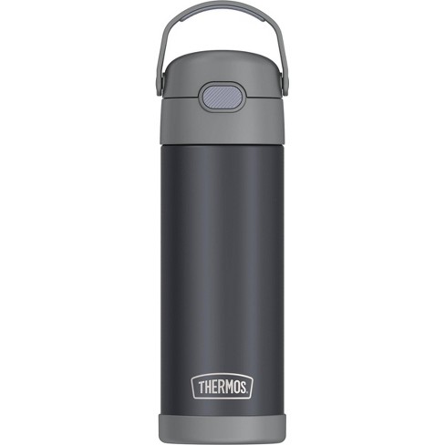 Thermos 16 oz Funtainer Insulated Stainless Steel Straw Bottle, Charcoal -  Parents' Favorite