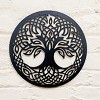 Slickblue Celtic Metal Wall Art – 12" Round Hanging Decor in 8 Irish Designs & 4 Finish Options for Home - 3 of 4