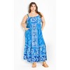 Women's Plus Size Eden Placement Maxi Dress - ice blue | CITY CHIC - image 2 of 4