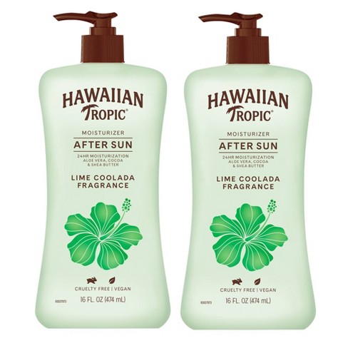 vokal upassende bud Hawaiian Tropic Lime Coolada After Sun Lotion - 16 Fl Oz/2pk : Target