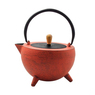 Frieling "Pop", Cast Iron Teapot, 34 fl. oz. , Red/Black