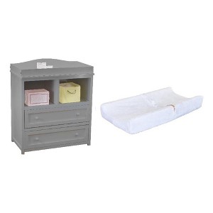 AFG Baby Furniture Leila 2 Drawer Changer Gray - 1 of 1