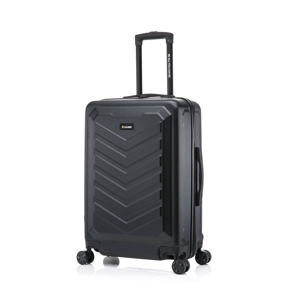 U.S. Army FOX 24" Medium Checked Hardside Suitcase