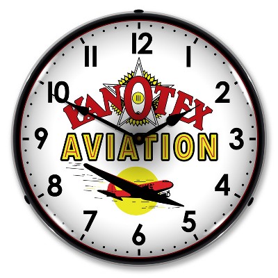 Collectable Sign & Clock | KanOtex LED Wall Clock Retro/Vintage, Lighted