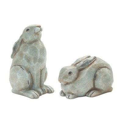 Melrose Garden Rabbit Figurine (set Of 2) : Target