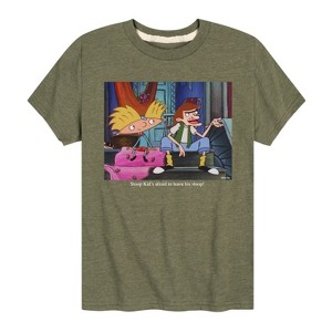 Boys' - Hey Arnold! - Stoop Kid Short Sleeve Graphic T-Shirt - 1 of 3