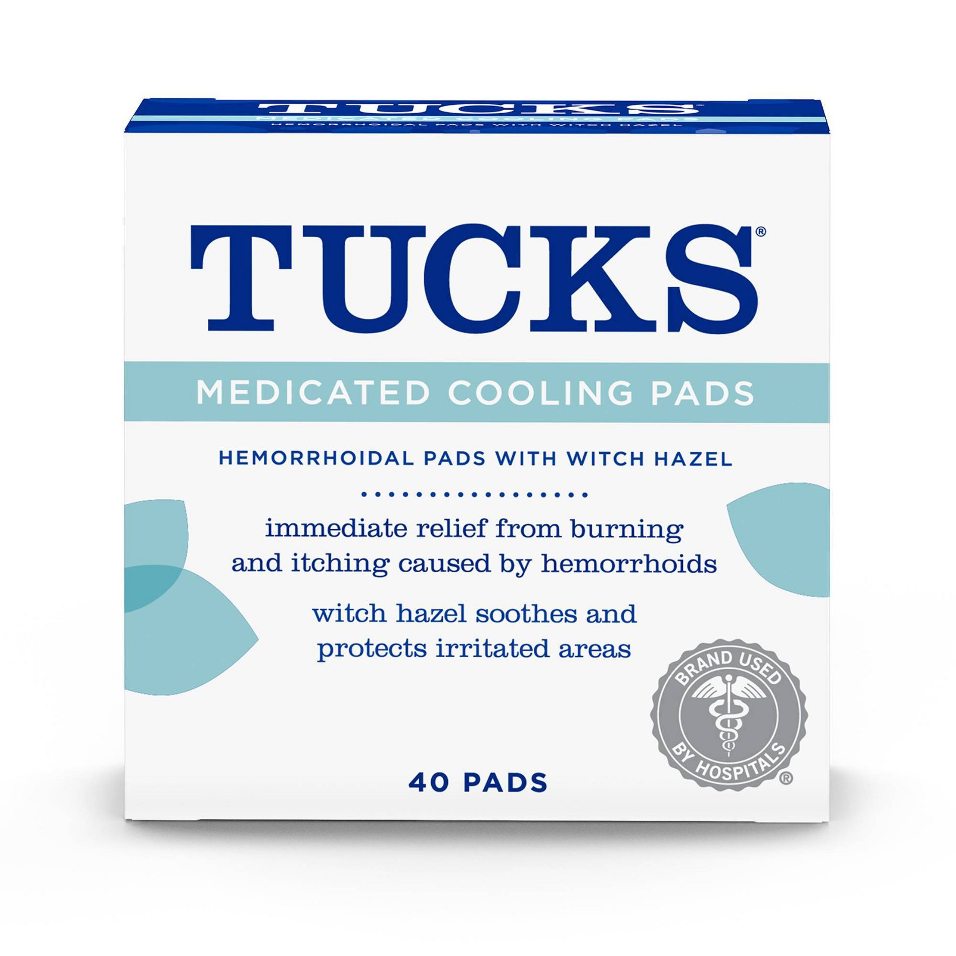 Tucks Medicated Pads Set - 40pc: For Groin Area, Includes Instructions, Feminine Care