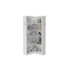 Space-Saving 5-Tier Industrial Corner Bookshelf with MDF Frame and Enclosed Back, Storage Unit for Home Office or Living Room-3irtyhousy - 3 of 4