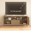 Garvee Farmhouse TV Stand for Up to 65 Inch TV, Entertainment Center with Door,Large Storage,Adjustable Shelf for Living Room/Bedroom - 2 of 4
