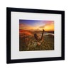 Trademark Fine Art - Piotr Krol Bloody Sunset Matted Framed Art - 3 of 4