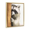 Stupell Industries Peering Raccoon Watercolor, 17" x 21" - 3 of 4