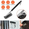 NewHome"Stainless Steel BBQ Grill Cleaning Brush with 18-Inch Handle & Stiff Wire Bristles for Grates"Silver - 2 of 4