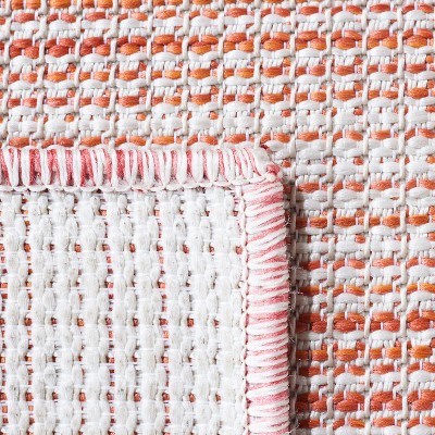 Terracotta Rectangular 4' x 6' Indoor/Outdoor Area Rug