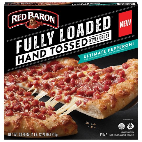 Red Baron Frozen Hand Tossed Ultimate Pepperoni Pizza - 28.7oz : Target