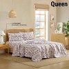 HLC.ME Floral Bed Sheets - Bed Sheet Set - Wrinkle Resistant & Ultra Soft - Fits Mattresses up to 15 Inches Deep - 3 of 4