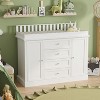 FUFU&GAGA Multi - Functional Changing Table Dresser: Ample Storage,Toxic - Free – Ideal for Baby Care - 2 of 4