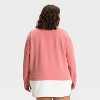 Women's Airy Sleek Ribbed Crewneck Sweatshirt - All In Motion™ - 2 of 3