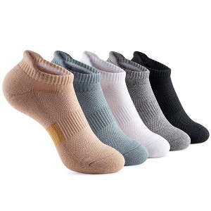 Ankle Socks for Women - 5-Pairs Cushioned & Breathable for Running & Casual Wear - 1 of 1
