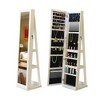 KTMBDW 360° Swivel Jewelry Cabinet with Led Light, Lockable Jewelry Organizer with Full-Length Mirror, Jewelry Armoire, Gift Idea - 2 of 4