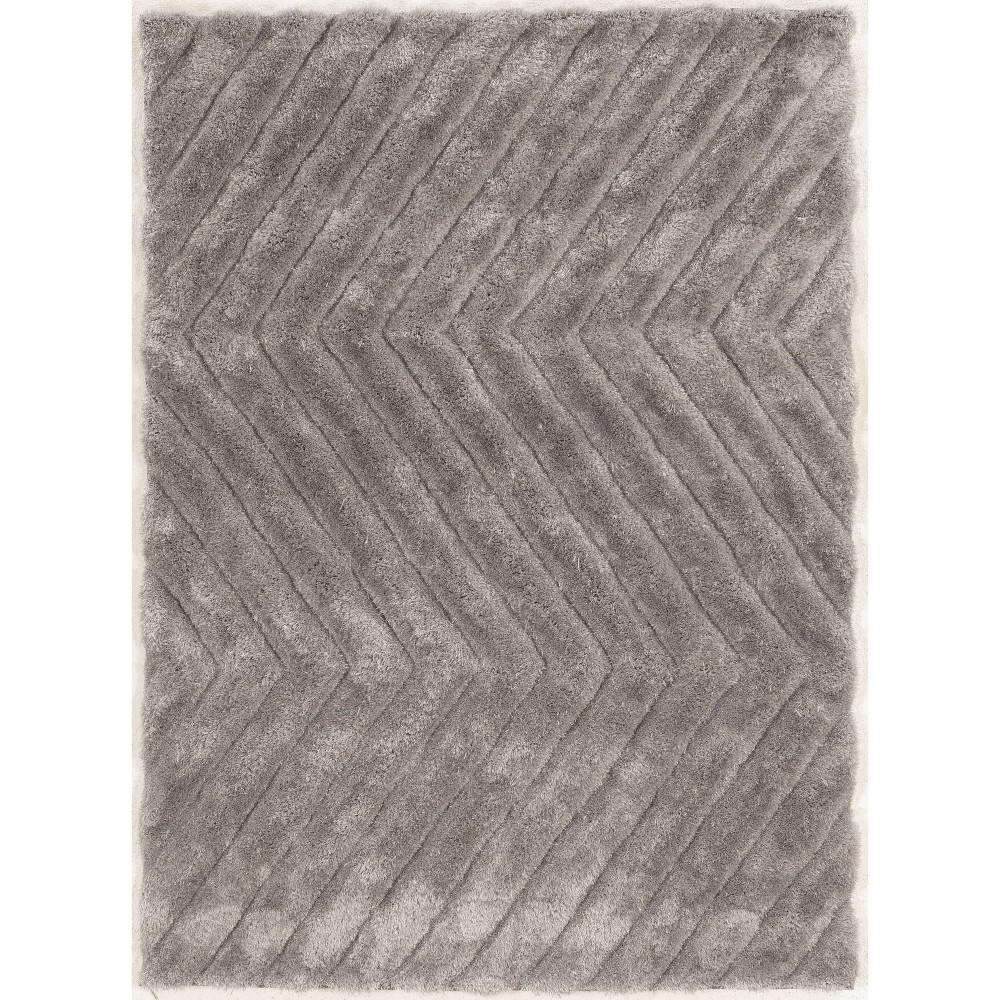  Links Zigzag Rug Gray