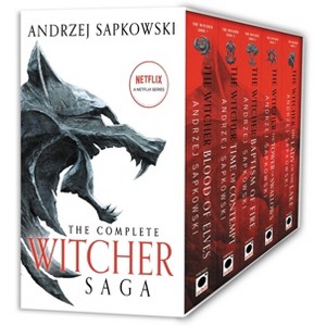 The Witcher Boxed Set: Blood of Elves, the Time of Contempt, Baptism of Fire, the Tower of Swallows, the Lady of the Lake - by  Andrzej Sapkowski - 1 of 1