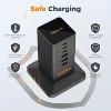 USB C Charger Blcok PD 100W, 6-in-1 Charging Station for Multiple Devices, Desktop Tower Charger with 6 USB Ports for iPhone 16/15, MacBook, Tablet - 3 of 4
