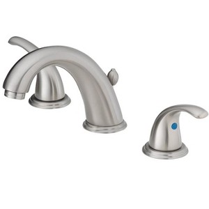 OakBrook Brushed Nickel Widespread Bathroom Sink Faucet 6in. - 12 in. - 1 of 1