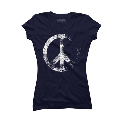 Junior's Design By Humans Broken Peace By Moncheng T-Shirt
