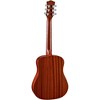 Luna Muse Safari Series Mahogany 3/4 Dreadnought Travel Acoustic Guitar Natural - 4 of 4
