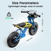 MASTGOAL Electric Dirt Bike for Kids, 150W Motor,10km/h Electric Motorcycle Beginners Friendly for Kids Teens -Blue - 2 of 4