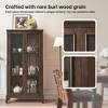 Elegant Finish Sideboard Buffet Cabinet with Adjustable Feet and Anti-Tip Device - Perfect Storage Solution for Dining Room or Living Area - 3 of 4