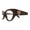 Alexander McQueen AM 0380O 002 Womens Cat-Eye Eyeglasses Havana 51mm - 3 of 3