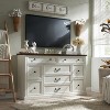 60″ Farmhouse 9 Drawer Dresser, Rustic Wood Organizer with 3 Size Drawers, Large Versatile Storage for Bedroom, Living Room, Hallway - 4 of 4
